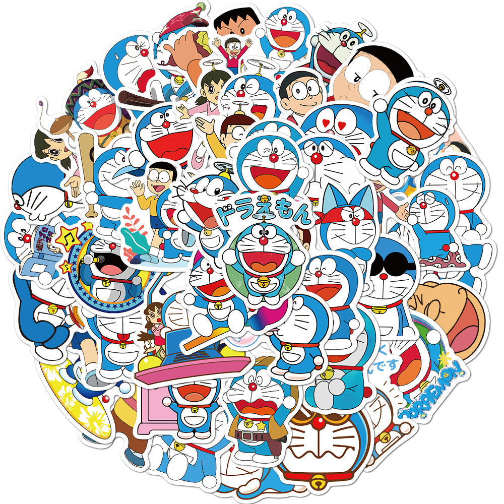 Doraemon Cartoon Anime Stickers Pack: Creative Expression