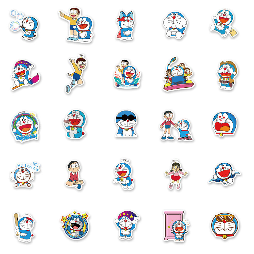 Doraemon Cartoon Anime Stickers Pack: Creative Expression