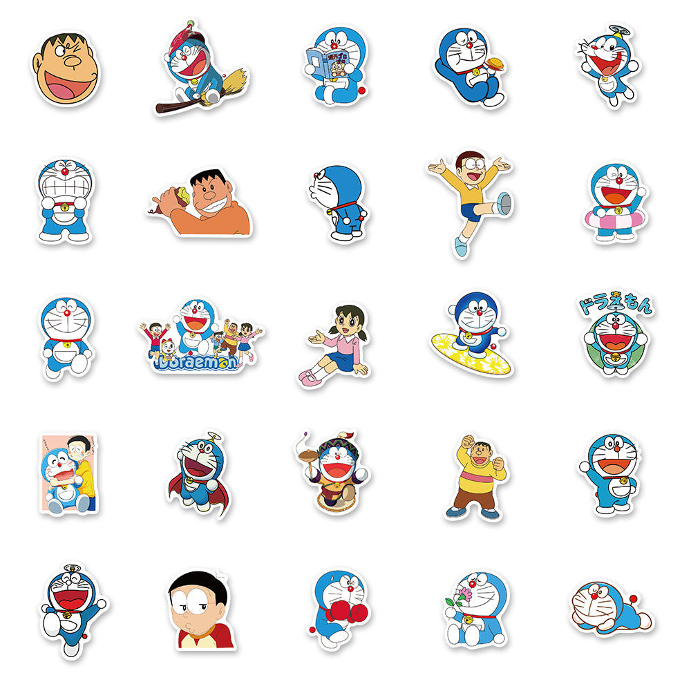 Doraemon Cartoon Anime Stickers Pack: Creative Expression