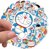 Anime Doraemon Stickers Travel Skateboard Suitcase Guitar Luggage Laptop Waterproof Sticker Cartoon Cool Kid Toys