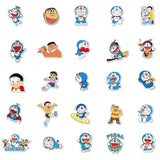 Anime Doraemon Stickers Travel Skateboard Suitcase Guitar Luggage Laptop Waterproof Sticker Cartoon Cool Kid Toys