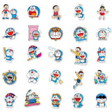 Anime Doraemon Stickers Travel Skateboard Suitcase Guitar Luggage Laptop Waterproof Sticker Cartoon Cool Kid Toys