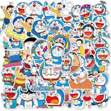 Anime Doraemon Stickers Travel Skateboard Suitcase Guitar Luggage Laptop Waterproof Sticker Cartoon Cool Kid Toys