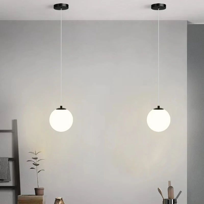 Double Ball Hanging Pendant Lighting