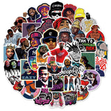 East West Coast Rap Stickers Pack | Famous Bundle Stickers | Waterproof Bundle Stickers