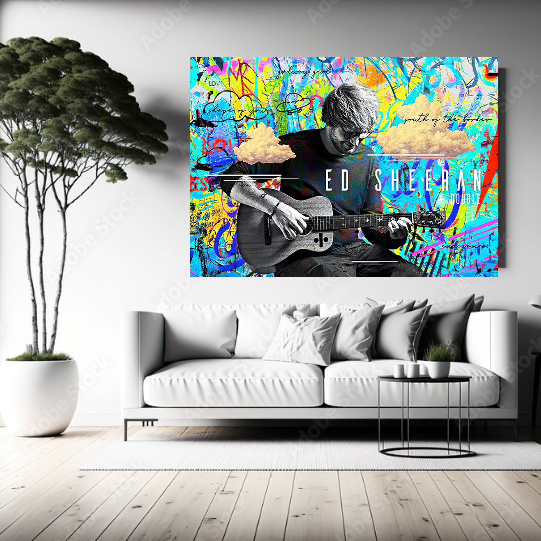 Ed Sheeran Singer Canvas Wall Art