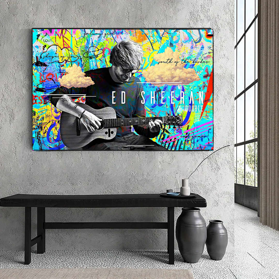 Ed Sheeran Singer Canvas Wall Art