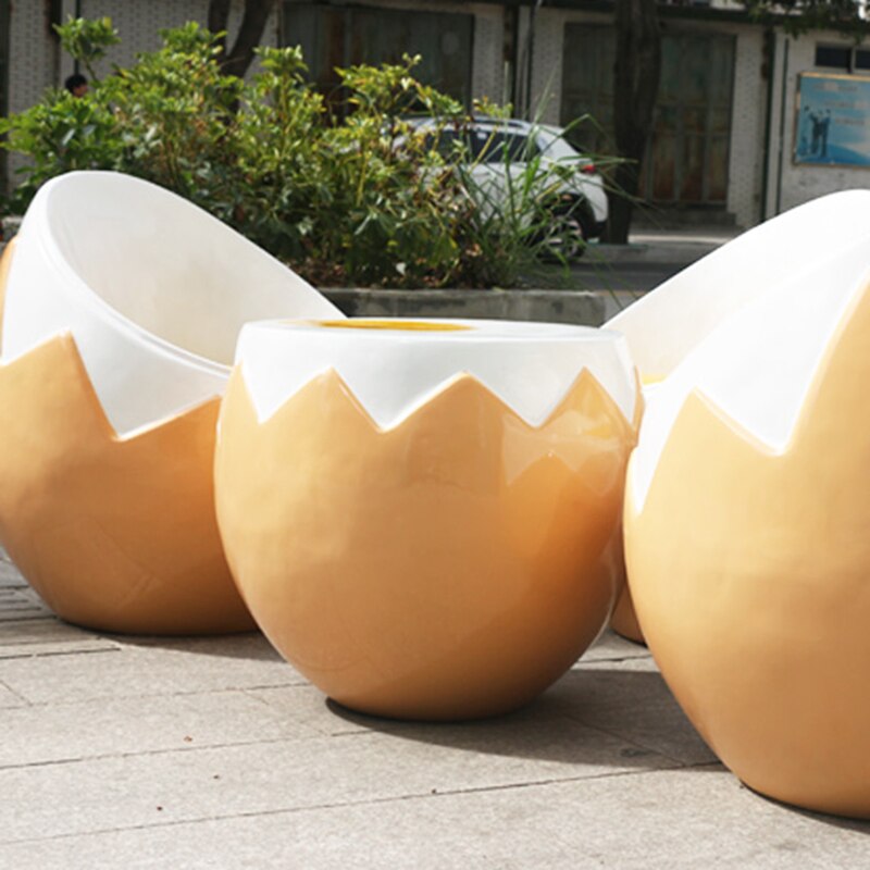 Egg Style Sofa Stool: Comfort and Style Combined