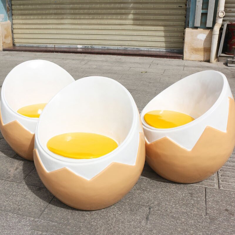 Egg Style Sofa Stool: Comfort and Style Combined