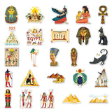 Egyptian Pharaoh 50 Stickers Pack | Famous Bundle Stickers | Waterproof Bundle Stickers
