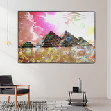 Egyptian Pyramids Canvas Wall Art - Authentic Décor