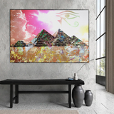 Egyptian Pyramids Canvas Wall Art - Authentic Décor