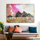 Egyptian Pyramids Canvas Wall Art - Authentic Décor