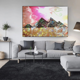 Egyptian Pyramids Canvas Wall Art - Authentic Décor