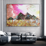 Egyptian Pyramids Canvas Wall Art - Authentic Décor