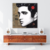 Elvis Presley Art: Suspicious Minds Canvas Wall Art