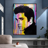 Affiche d'Elvis Presley : superbe œuvre d'art du roi !