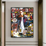 Eminem Singer Canvas Wall Hanging Art: Exprimez-vous