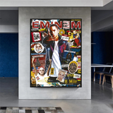 Eminem Singer Canvas Wall Hanging Art: Express Yourself