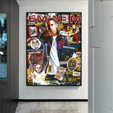 Eminem Singer Canvas Wall Hanging Art: Express Yourself