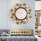 Horloge murale papillon en émail