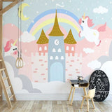 Enchanting Pink Castle Wallpaper