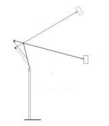 Ettorino BIG Catellani &amp; Smith Stehleuchte – Lampe mit langem Arm