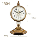 Horloge de table antique de style européen