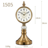 Horloge de table antique de style européen