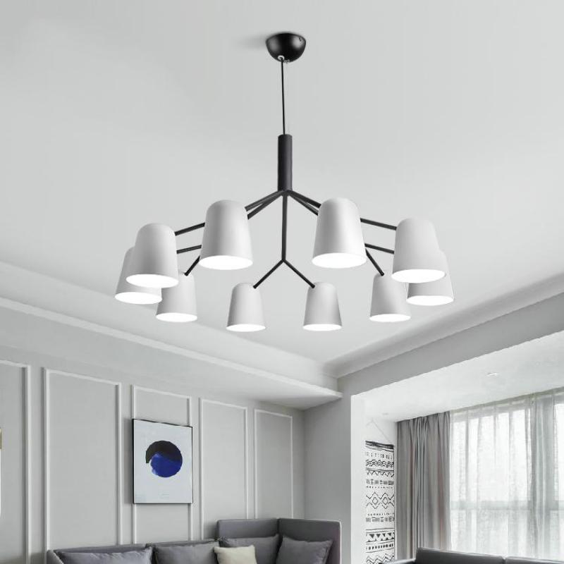 Everly White Chandelier - Illuminate Your Space