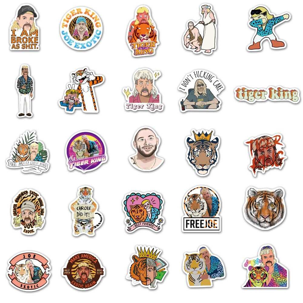 Exotic Joe Stickers - High-Quality Prints and Designs