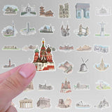 Famous Building Stickers: Celebrate Iconic Architecture