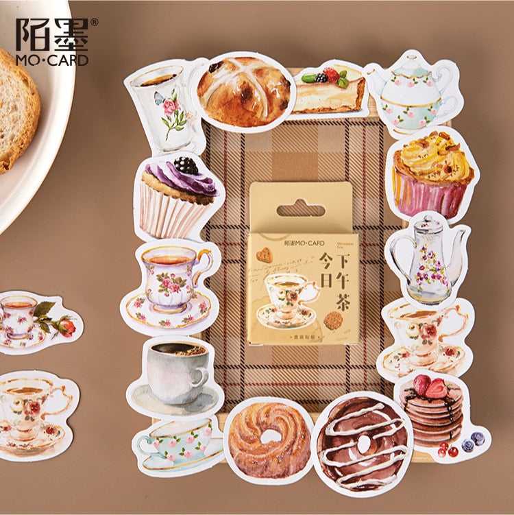 Cake Dessert Drink 46 Stickers Pack | Famous Bundle Stickers | Waterproof Bundle Stickers