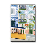 Famous City Tourism Canvas Wall Art