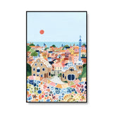 Famous City Tourism Canvas Wall Art