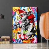 Famous Painting Napoleon Portrait Horse Oil Painting Canvas Prints Pop Wall Art Posters and Prints Picture for Living Room Home