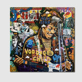 Famous Rock Star Voodoo Child Canvas Wall Art