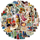 World Artist Famous Paintings Stickers Pack | Famous Bundle Stickers | Waterproof Bundle Stickers