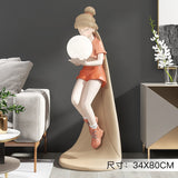 Fashion Girl Figure Statue Sculpture Ornament