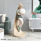 Fashion Girl Figure Statue Sculpture Ornament