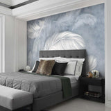 Feather Wallpaper for Home Wall Decor