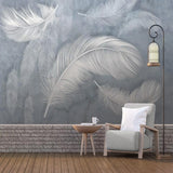 Feather Wallpaper for Home Wall Decor