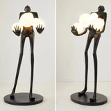 Fiberglass Resin Human Shaped Floor Lamp