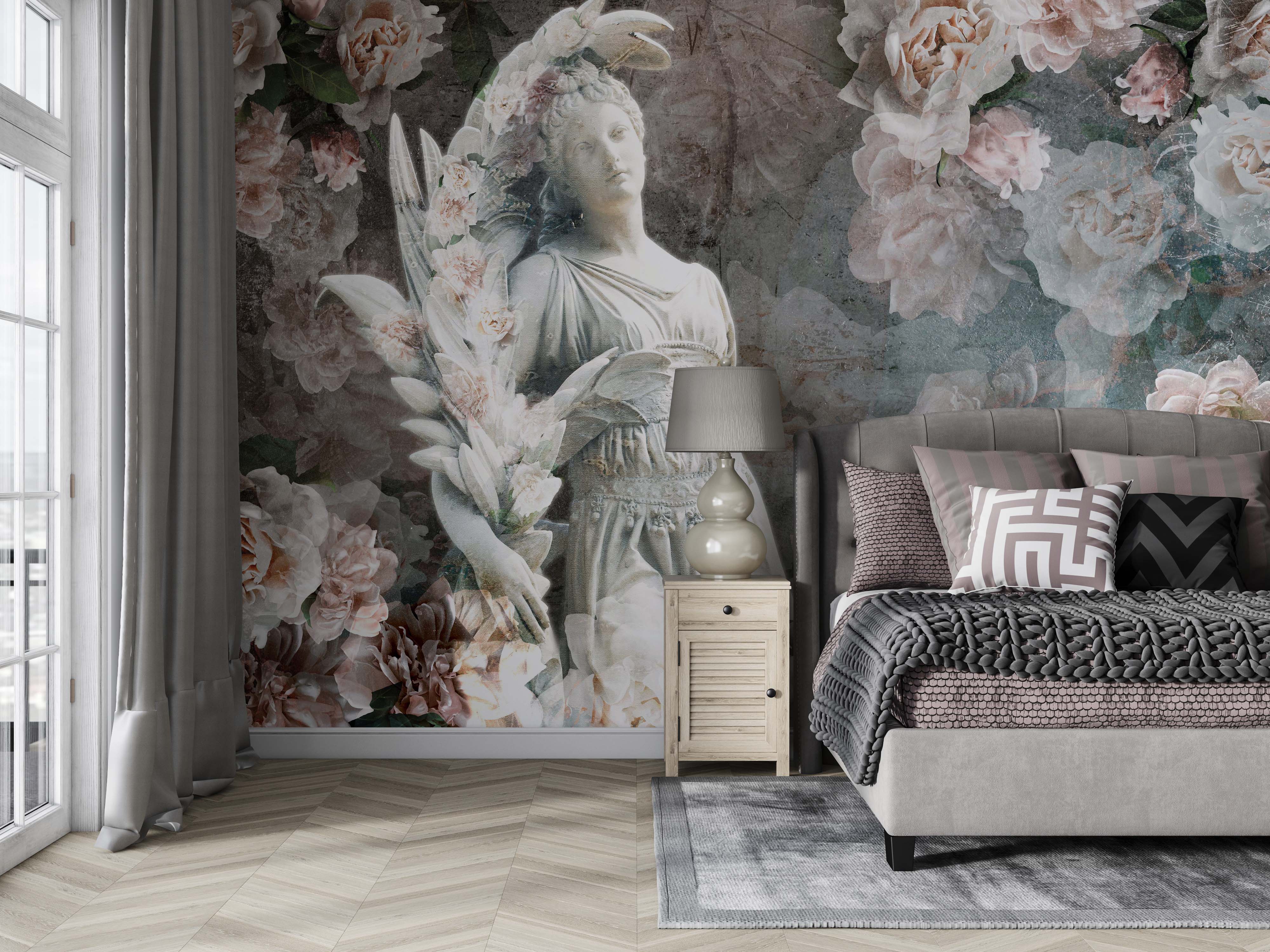 Floral Wallpaper Mural: Beautiful Wall Décor