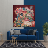 Flowery Canvas Wall Art