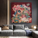 Flowery Canvas Wall Art