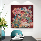 Flowery Canvas Wall Art