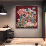 Flowery Canvas Wall Art