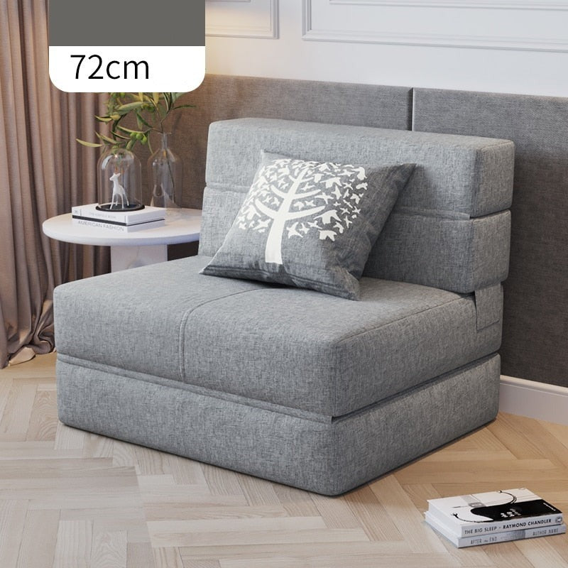 Klappbares Sofa: Lazy Recliner Sofa, Lazy Schlafsofa mit doppeltem Verwendungszweck