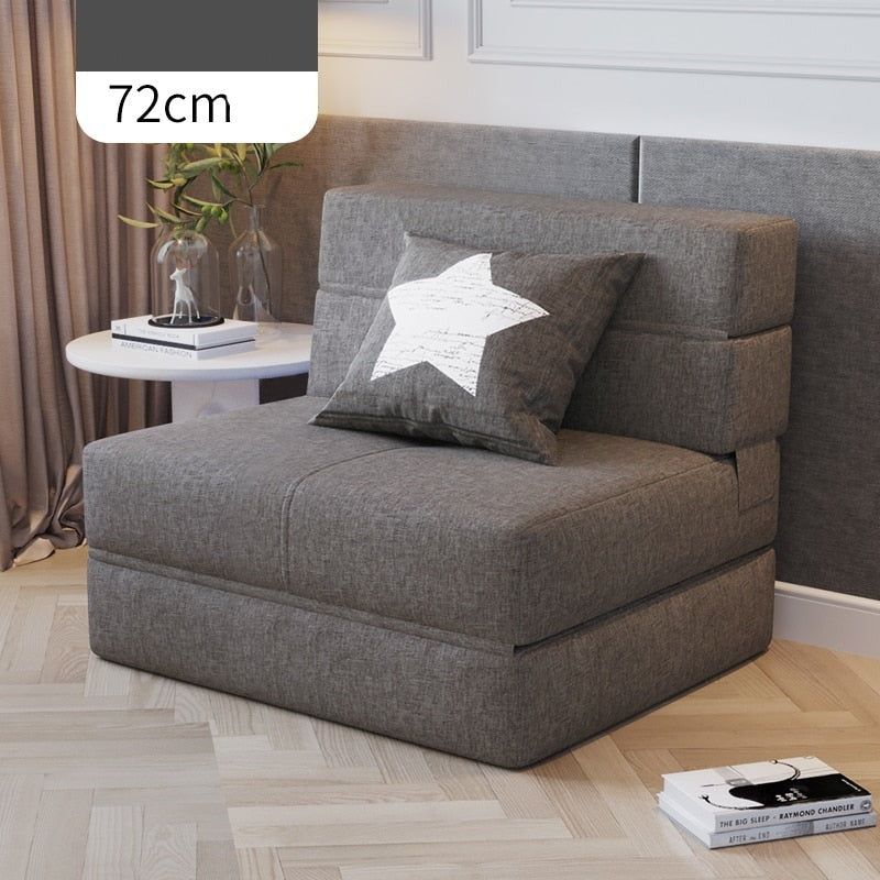 Foldable Sofa: Lazy Recliner Sofa Dual-Use Lazy Sofa Bed